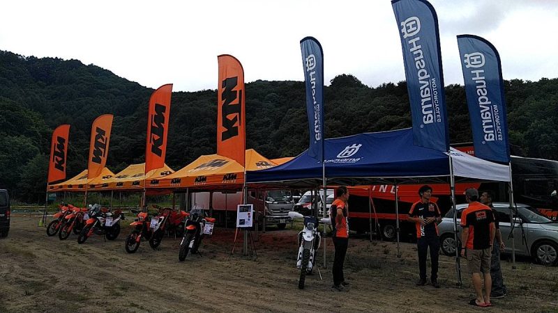 先日行われた、JNCC チーズナッツパークにてKTMのブース…（写真1）
